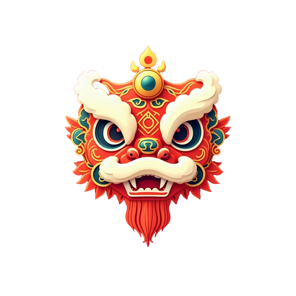 Traditional Chinese Dragon Mask